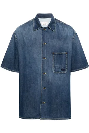 Alexander McQueen Short-sleeve denim shirt