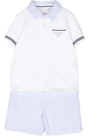 PATACHOU Embroidered cotton shorts set