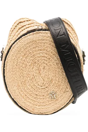 Le Mont St Michel Judie straw cross body bag