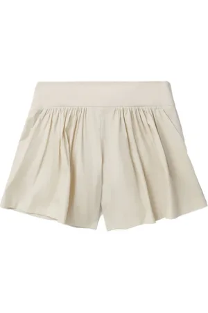 Msgm Pleated cotton shorts