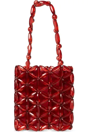 Genny Fortune mini sequin-embellished bag - Red