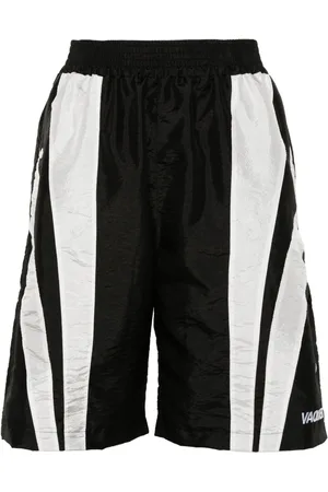 Vaquera Winderbreaker embroidered-logo shorts