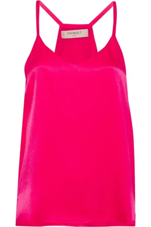 Twin-Set Logo-plaque twill top