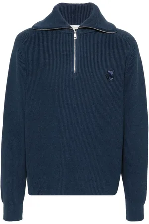 Maison Kitsuné Fox-motif knitted jumper