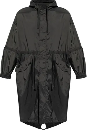 Etudes Logo-print ripstop parka coat