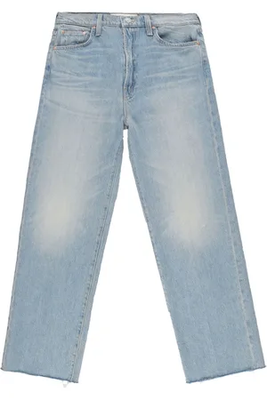 Mother The Rambler high-rise straight-leg jeans