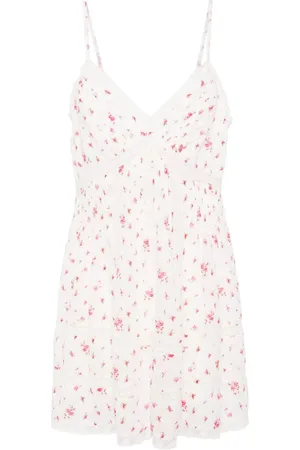 LOVESHACKFANCY Docila floral-print cotton dress
