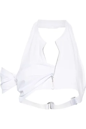Nike X Jacquemus asymmetric crop top