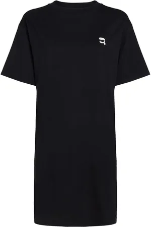 Karl Lagerfeld Ikon appliqué-detail T-shirt