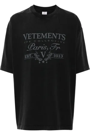 Vetements Logo-print cotton T-shirt
