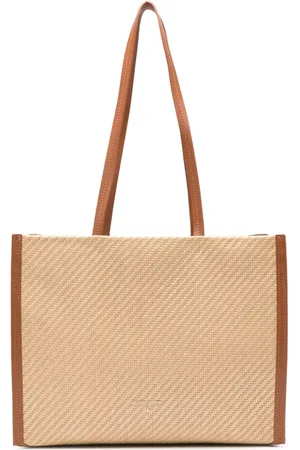 Patrizia Pepe Logo-lettering interwoven shoulder bag
