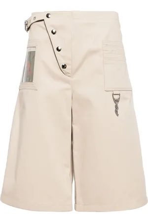 Chopova Lowena Wide-leg cotton shorts