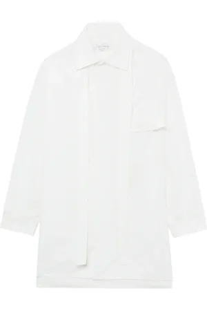YOHJI YAMAMOTO Scarf-detail cotton shirt