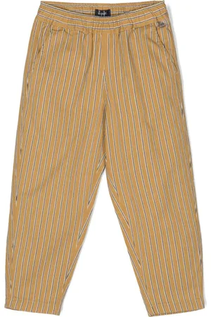 Il gufo Striped twill trousers