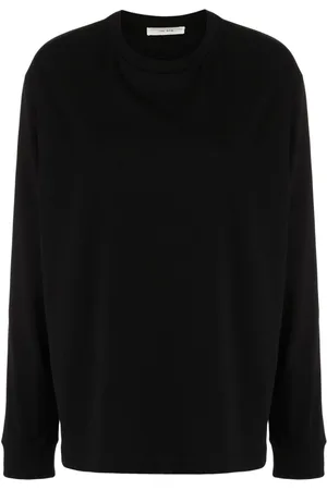 The Row Long-sleeve crew-neck top