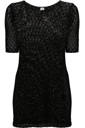 Totême Bardot-neck sheer jumper