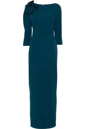 Safiyaa Krestan crepe maxi dress
