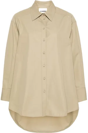 Jil Sander Cut-out cotton shirt