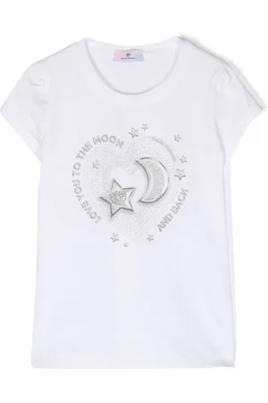 Chiara Ferragni Eye Moon glitter-detail T-shirt