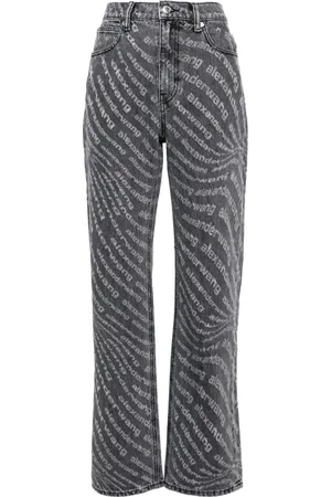 Alexander Wang EZ logo-print jeans