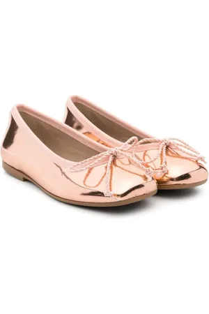 Eli1957 bow-detailing leather ballerina shoes - Pink