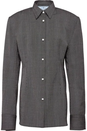 Prada Single-breasted pinstripe jacket