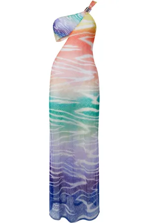 Missoni Tie dye-print one-shoulder dress