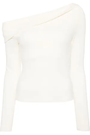 Reformation Elio off-shoulder top