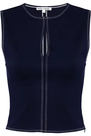 Reformation Carsyn cut-out top