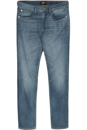 7 for all Mankind Slimmy mid-rise tapered jeans
