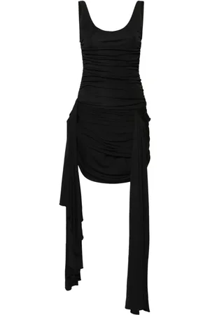 MUGLER Draped mini dress