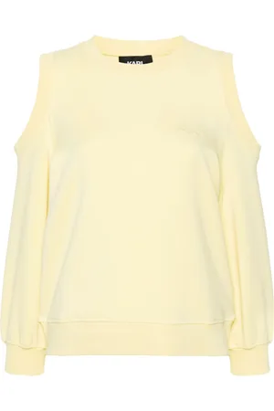 Karl Lagerfeld Cold-shoulder sweatshirt