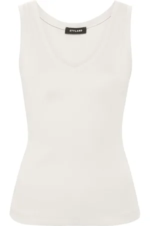 Styland Sleeveless ribbed tank top