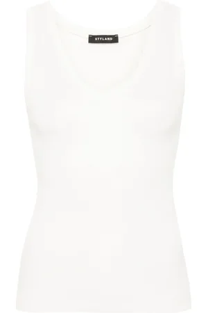 Styland Sleeveless ribbed tank top