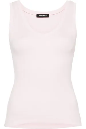 Styland Sleeveless ribbed tank top