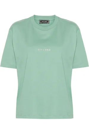 Styland Logo-print cotton T-shirt