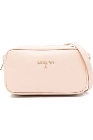 Patrizia Pepe Grained leather cross body bag