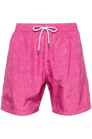 Paul & Shark Shark-charm textil-print swim shorts