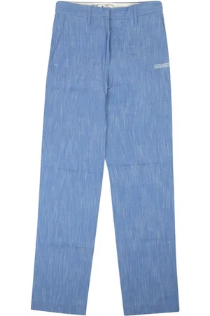 OFF-WHITE Logo-print chino trousers