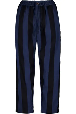 Marrakshi Life Striped cotton trousers