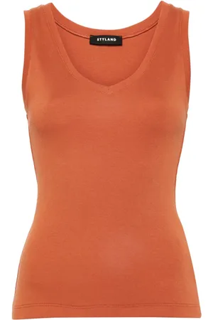 Styland Sleeveless ribbed tank top