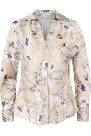Vince Floral-print silk shirt