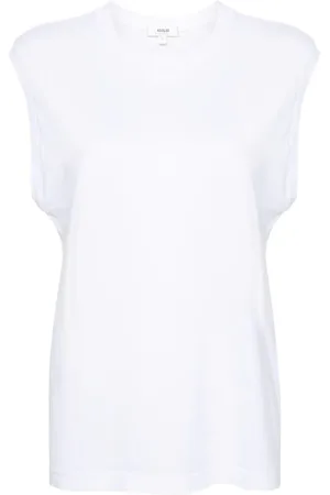 AGOLDE Crew-neck cotton tank top