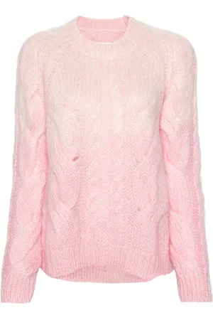 Maison Margiela Ombré cable-knit jumper