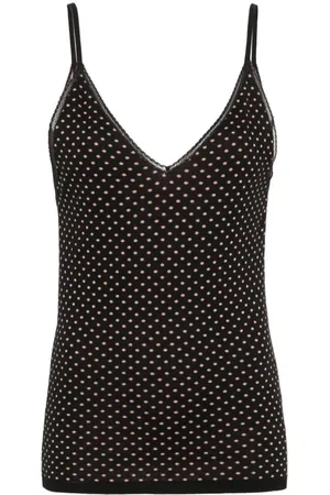 Nº21 Polka-dot knitted top