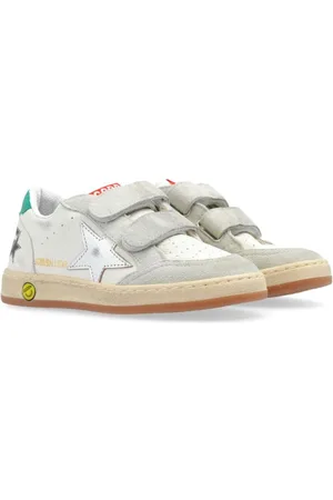 Golden Goose Ball Star distressed leather sneakers