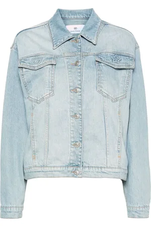 Chiara Ferragni 3D logo denim jacket