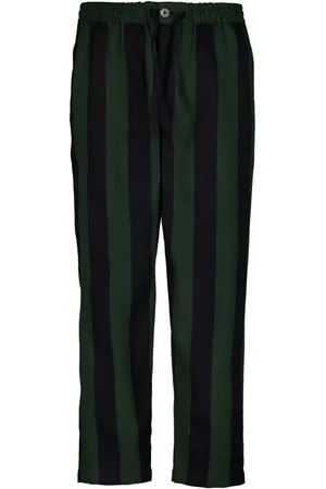 Marrakshi Life Striped cotton trousers
