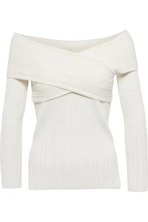 VERONICA BEARD Off-shoulder crossover top
