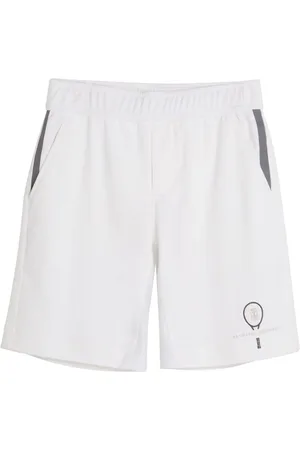 Brunello Cucinelli Logo-embroidered cotton shorts